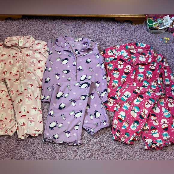 Gymboree snowgirl super soft 2 piece pajama set M 7/8 - Picture 16 of 16